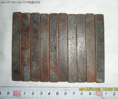 錢幣-代銀銅條-兌換銅條-錢莊代銀銅條-鹿邑鎮(zhèn)伯仁記代銀一元等,古幣,年代不詳,其他種類,銅幣,成套銷售,se14748148,零售,中國收藏?zé)峋€